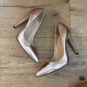 Women's Rose Gold High Heels 38